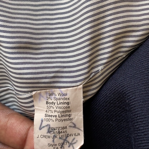 J.Crew “Schoolboy” Blue Blazer - Picture 6 of 6